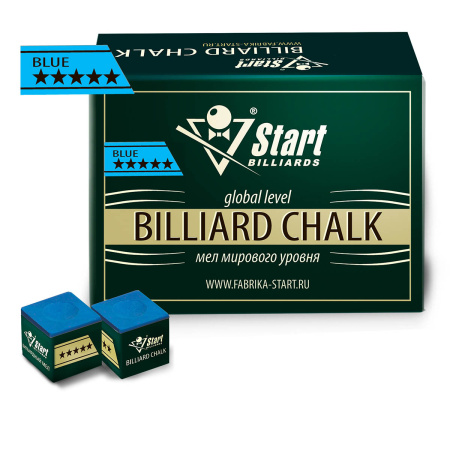 Мел Startbilliards 5 звезд синий 144шт.