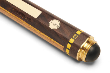 Кий Цветок, напряженный запил, с удлинителем, Овенкол, Палисандр, Граб (А. Вараксин)