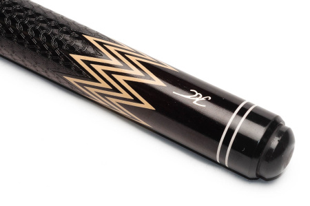 Кий Классика с гравировкой, Черный граб, Амарант, Граб (С. Каюков)