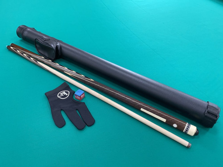 Кий Классика Элит 31 запил с гравировкой Палисандр, Черный граб, Граб (Р. Королев)