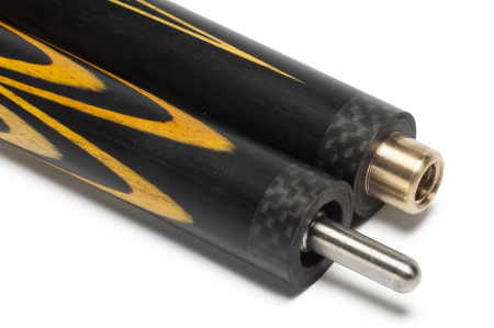 Кий Арбалет с гравировкой, Эбен, Лимонник, Граб (Р. Королев)