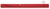 Тубус Mercury-PRO 1x1 без кармана, красный