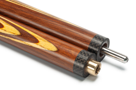 Кий Классика 35 запилов с гравировкой, Палисандр, Лимонник, Граб (С. Дроздов)