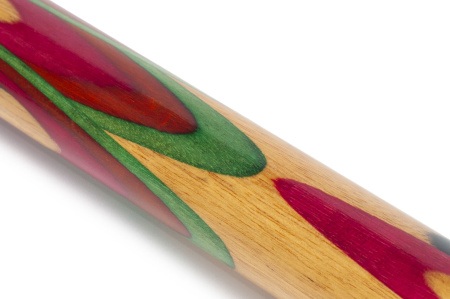 Кий Цветок 6 лучей, Лунный эбен, Макасар, Граб (Поповские кии)