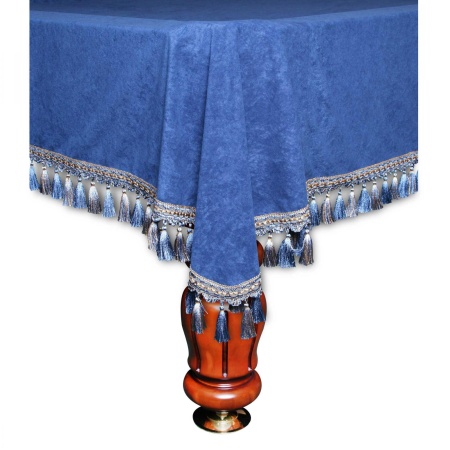 Покрывало Венеция 7фт велюр синее Покрывало Венеция 7фт велюр синее