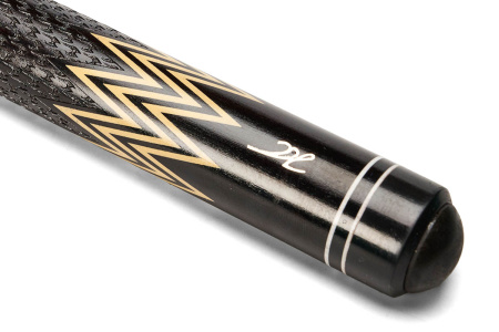 Кий Классика с гравировкой, Черный граб, Сукупира, Граб (С. Каюков)