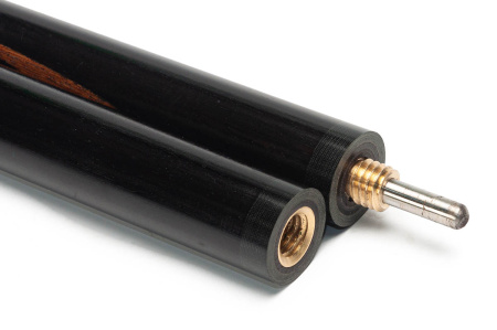 Кий Маркиз длинный запил, с гравировкой, Черный граб, Сукупира, Граб (С. Каюков)