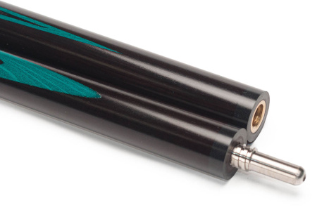 Кий Маркиз длинный запил, с гравировкой, Черный граб, Зеленый граб, Граб (С. Каюков)