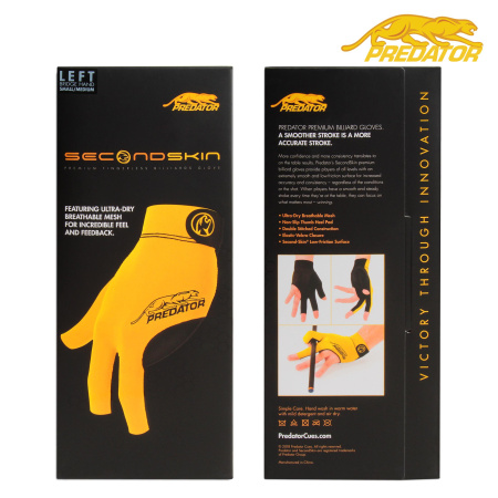 Перчатка Predator Second Skin Yellow S/M/L/XL