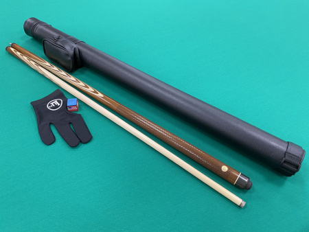 Кий Классика 22 запила с гравировкой, Палисандр, Граб (С. Дроздов)