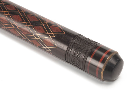 Кий Мастер 6/4, с инкрустацией Двойной Ромб, Эбен, Падук, Граб (С. Чухно (АС))