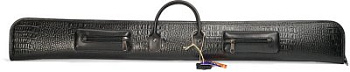 Чехол Галактика кроко с ремнем 1x1, ручная работа, натуральная кожа, черный