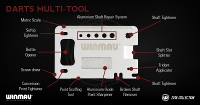 Инструмент-открывалка Winmau Darts Multi-Tool