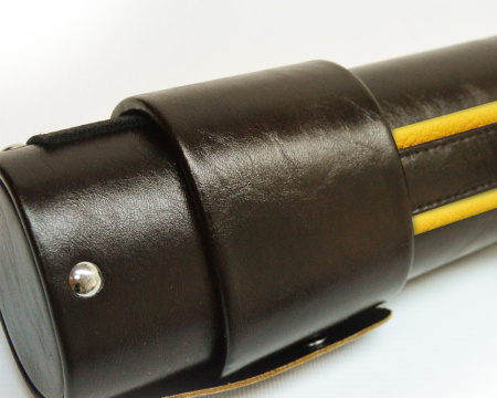 Тубус Mercury-CLUB без кармана, коричневый глянец/желтый