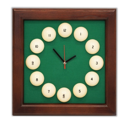 Часы Квадрат пирамида ясень/сукно Часы Квадрат пирамида ясень/сукно