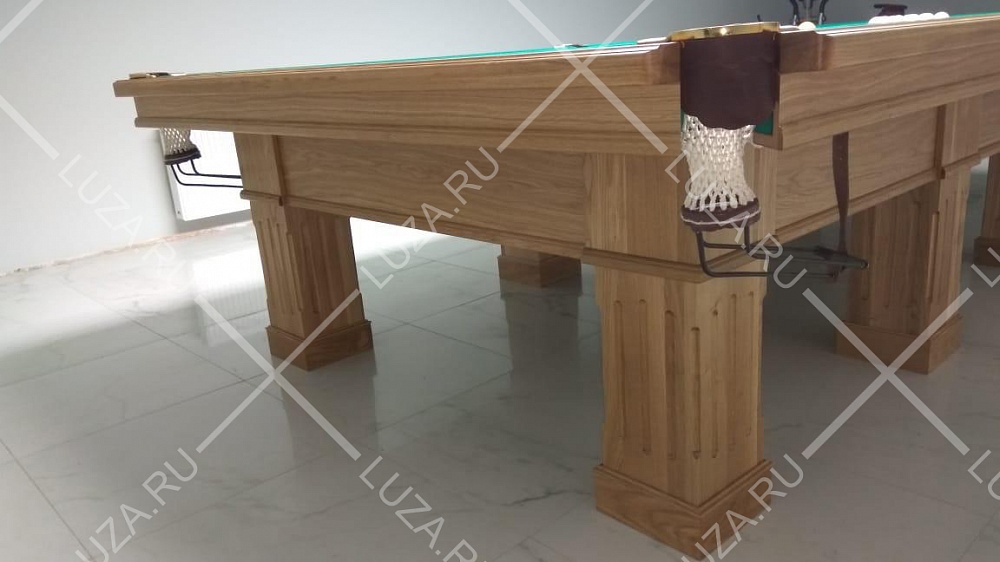 Бильярдная комната с столом 12 фт по индивидуальному заказу