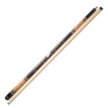 Кий 2-х составной в кейсе 1702224, Эбен, Карелькая береза, Инкрустация (Vantex)