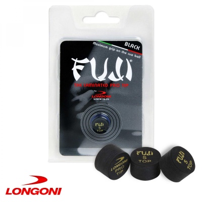Наклейка для кия Longoni Fuji Black 14мм Soft