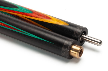 Кий Цветок 8 лучей с гравировкой, Эбен, Лимонник, Падук, Граб (Р. Королев) Кий Цветок 8 лучей с гравировкой, Эбен, Лимонник, Падук, Граб (Р. Королев)