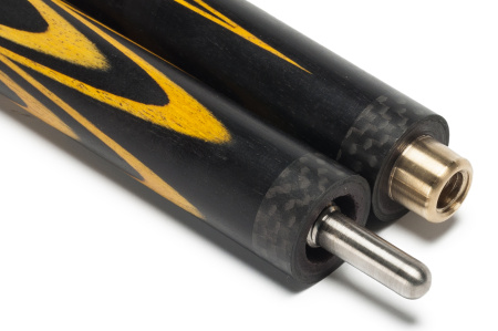 Кий Арбалет с гравировкой, Черный граб, Лимонник, Граб (Р. Королев)