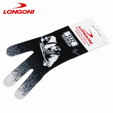 Перчатка Renzline Billiard Player черная/белая безразмерная