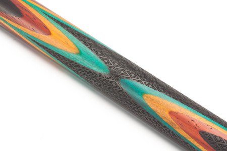 Кий Арбалет с гравировкой, Эбен, Лунный эбен, Падук, Лимонник, Граб (Р. Королев)