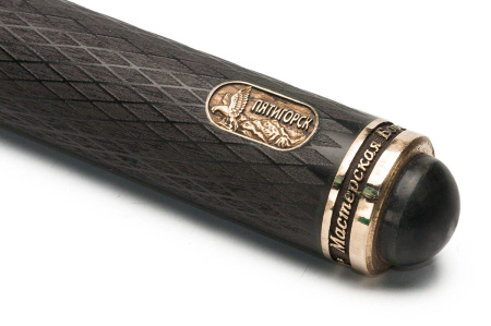 Кий Корона, с гравировкой, Черный граб, Лайсвуд, Граб (Б. Григорьев Туз)