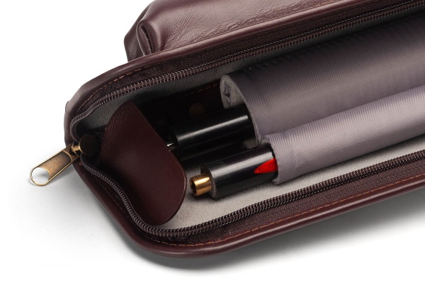 Чехол Галактика экзотик 1x1, ручная работа, натуральная кожа, коричневый