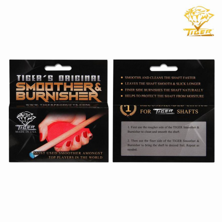 Губка для чистки кия Tiger Shaft Smoother & Burnisher