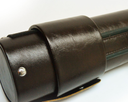 Тубус Mercury-CLUB с карманом, коричневый глянец/зеленый