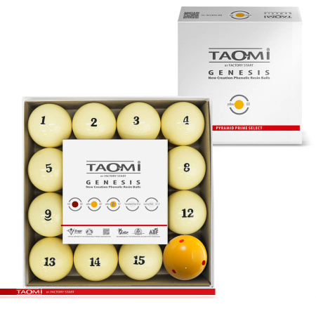 Шары Tao-mi Genesis 67мм желтый биток