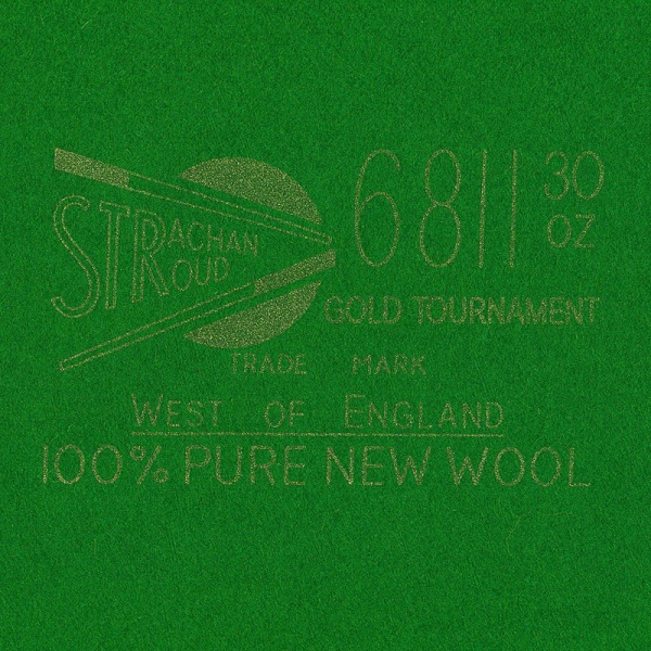 Сукно Strachan Snooker 6811 Tournament 30oz 193см Olive Green