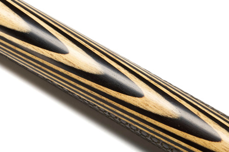 Кий Классика 6/8, с гравировкой, Черный граб, Граб (Р. Тропин)