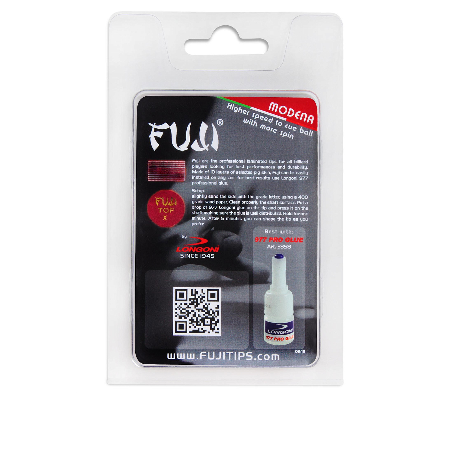 Новинка! Наклейки для кия Longoni Fuji Modena