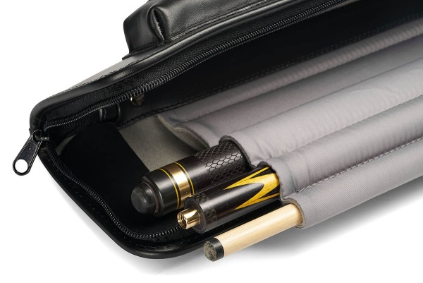 Чехол для 3-х составных киев Галактика 1x1, ручная работа, натуральная кожа, черный