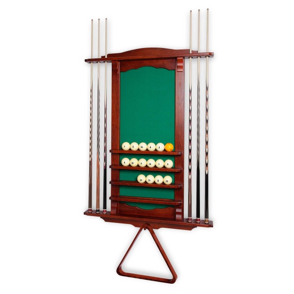 Киевница настенная Византия для 6 киев, массив дуба (коричневая)