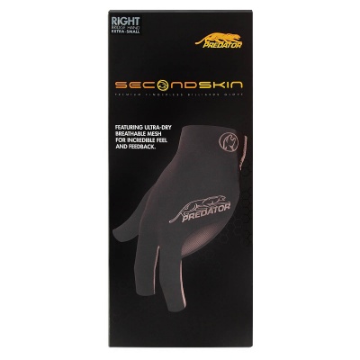 Перчатка Predator Second Skin Black/Gray правая XXS