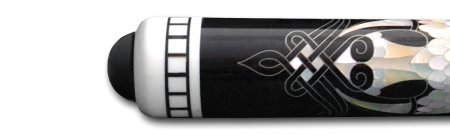 Кий Беркут Классика - Эбен, граб, серебро и перламутр (Р. Королев)