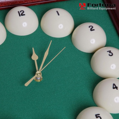 Часы Fortuna Бильярд TR2633 махагон 50х57см