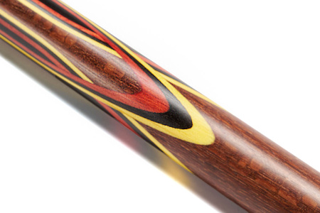 Кий Цветок, напряженный запил, с удлинителем, Лайсвуд, Черный граб, Желтый граб, Падук, Граб (А. Вараксин)