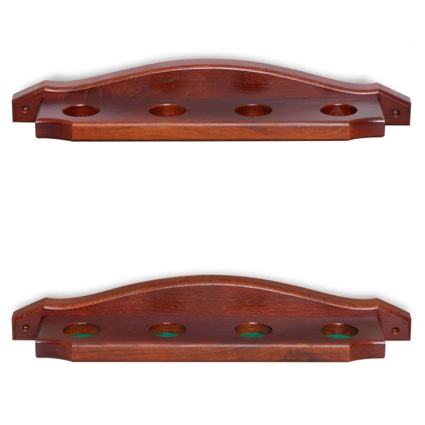 Киевница настенная Палермо-4 для 4 киев, массив дуба (коричневая)