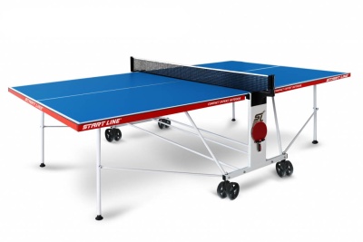 Теннисный стол Start Line Compact Expert Outdoor 4 с сеткой Blue
