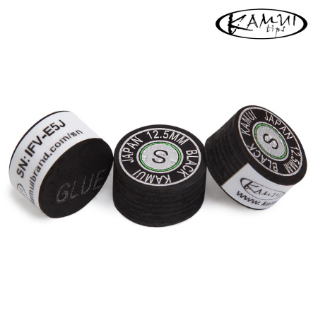 Наклейка для кия Kamui Black 12,5мм Soft