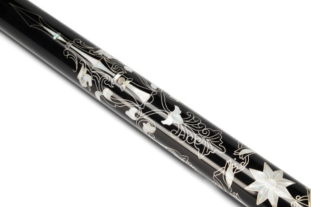 Кий Ампир Корона - Эбен, граб, серебро и перламутр (Р. Королев)