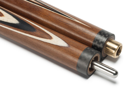 Кий Классика Элит 31 запил с гравировкой Палисандр, Черный граб, Граб (Р. Королев)