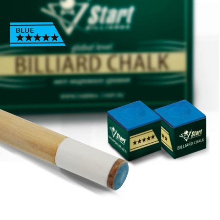 Мел Startbilliards 5 звезд синий 144шт.