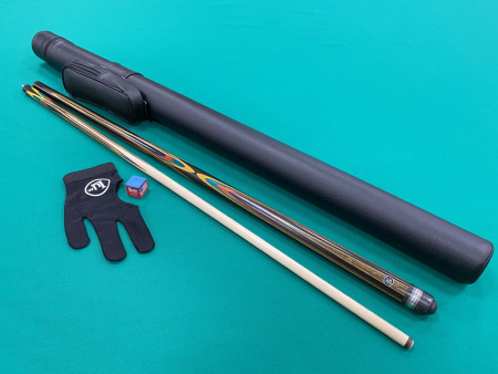 Кий Цветок 8 лучей, под напряжением, Черный граб, Падук, Лимонник, Граб (Р. Тропин)