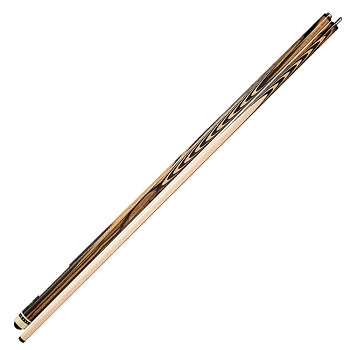 Кий Классика Элит 31 запил, с гравировкой, Лунный эбен, Черный граб, Граб (Р. Королев)