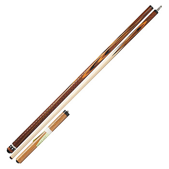 Кий Ассиметричный Тюльпан, с удлинителем, Мербау, Айпе, Эбен, Оранжевый граб, Граб (А. Попов)