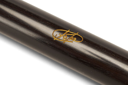 Кий 3-х составной Классика 18 запилов, с гравировкой И. Абрамова, Черный граб, Лимонник, Граб (С. Дроздов)